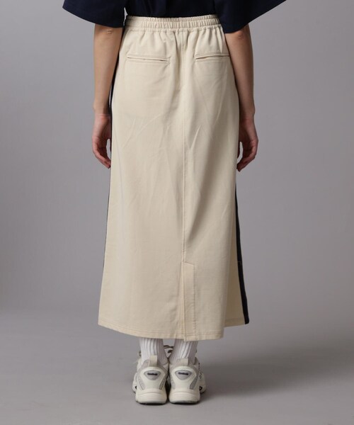 AVIREX（アヴィレックス）の「【先行予約 2月上旬-2月中旬入荷予定】TRACK SKIRT/トラックスカート（スカート・オレンジ/クリーム・F）」の8枚目の写真