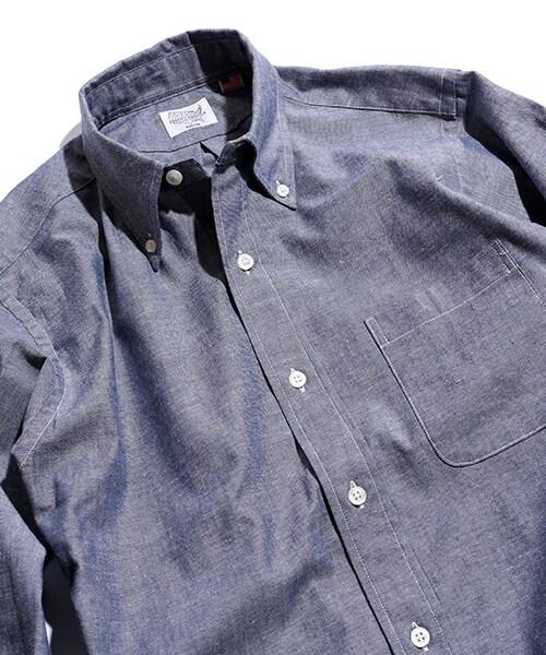 FREAK'S AMERICA/フリークスアメリカ（フリークスアメリカ）の「L/S Chambray Shirts MADE IN USA
