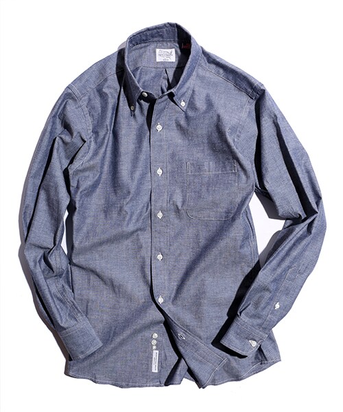 FREAK'S AMERICA（フリークスアメリカ）の「L/S Chambray Shirts -MADE IN USA-（その他・メンズ・サックスブルー/ネイビー・S/M/L）」の6枚目の写真