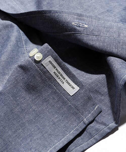 FREAK'S AMERICA（フリークスアメリカ）の「L/S Chambray Shirts -MADE IN USA-（その他・メンズ・サックスブルー/ネイビー・S/M/L）」の10枚目の写真