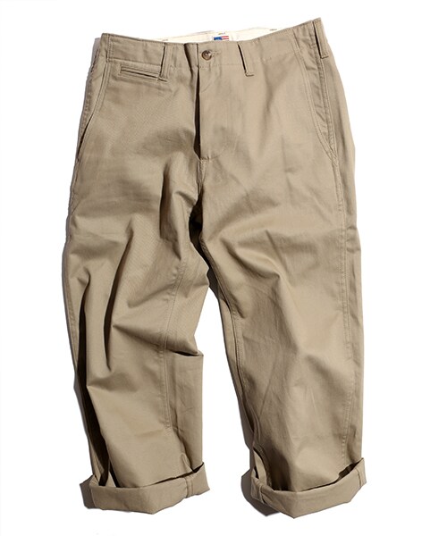 FREAK'S AMERICA（フリークスアメリカ）の「Wide Pants -MADE IN USA-（パンツ・メンズ・ホワイト/ベージュ/ネイビー・M/L）」の8枚目の写真