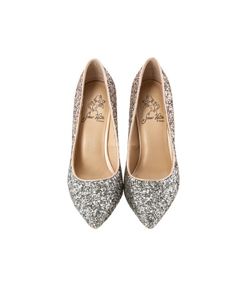 gracegift（グレースギフト）の「白雪公主漸層碎石跟鞋（シューズ・レディース・銀灰/粉紅/金/黑・35/36/37/38/39/40/41）」の15枚目の写真