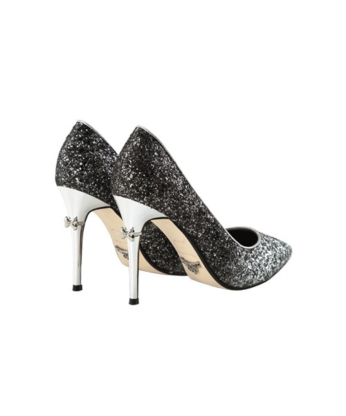 gracegift（グレースギフト）の「白雪公主漸層碎石跟鞋（シューズ・レディース・銀灰/粉紅/金/黑・35/36/37/38/39/40/41）」の4枚目の写真