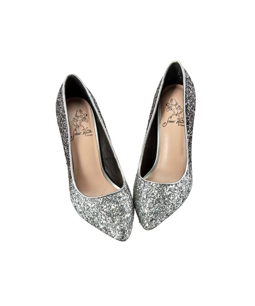 gracegift（グレースギフト）の「白雪公主漸層碎石跟鞋（シューズ・レディース・銀灰/粉紅/金/黑・35/36/37/38/39/40/41）」の3枚目の写真