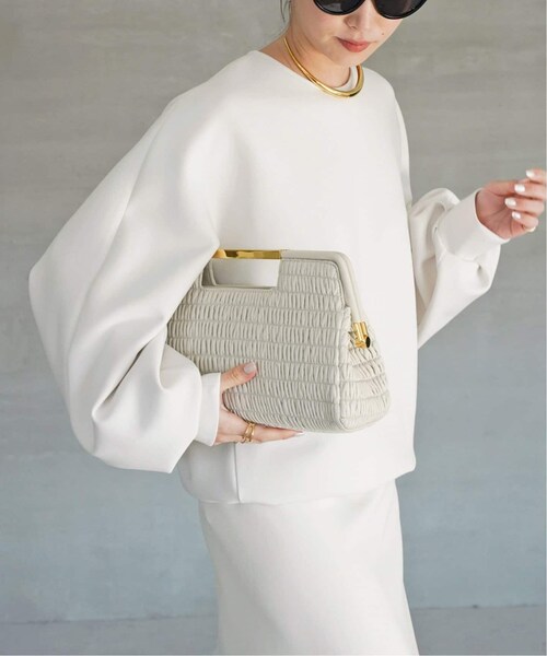 Deuxieme Classe dumblefit クルーネックプルオーバー 白