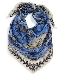 ALEXANDER MCQUEEN レオパード柄スカーフ Alexander McQueen ALEXANDER McQUEEN アレキサンダー