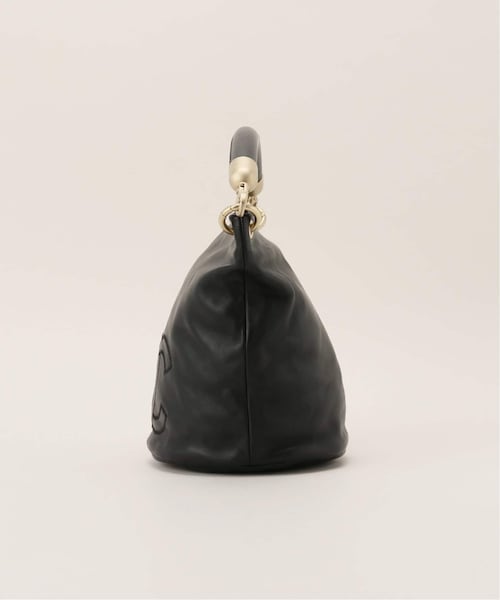HIROB（ヒロブ）の「Coco mark bucket bag（バッグ・ブラック/(001)/フリー/残り1点）」の2枚目の写真