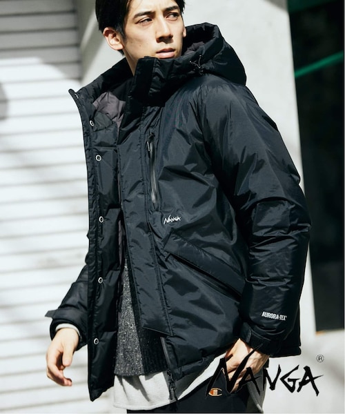JOURNAL STANDARD relume(ジャーナルスタンダード レリューム)の「別注 AURORA DOWN JACKET(ジャケット/アウター・ブラック/(001)/M/在庫なし/L/XL)」の1枚目の写真