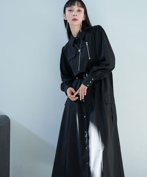 HARE（ハレ）の「カーゴライクジップワンピース（）」 - WEAR
