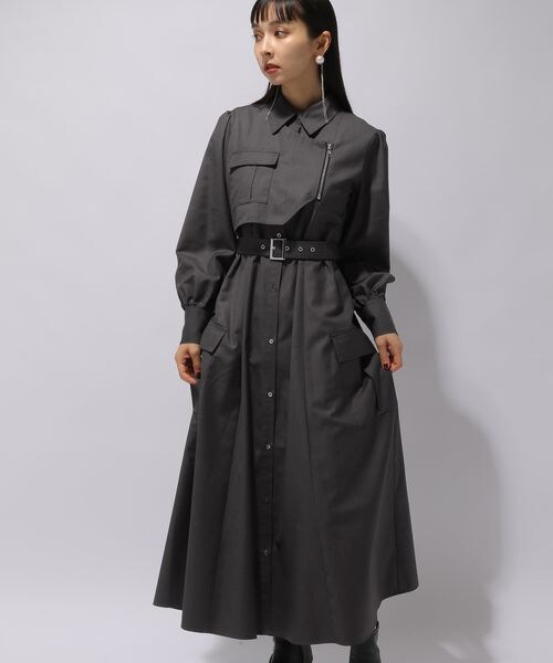 HARE（ハレ）の「カーゴライクジップワンピース（）」 - WEAR