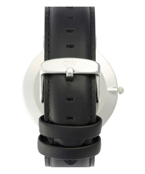 Daniel Wellington（ダニエルウェリントン）の「Daniel Wellington 'Classic Sheffield' Leather Strap Watch, 40mm（アナログ腕時計・レディース・Black/ Silver）」の3枚目の写真