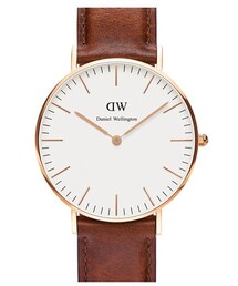 Daniel Wellington | Daniel Wellington 'Classic St. Mawes' Leather Strap Watch, 36mm(アナログ腕時計)
