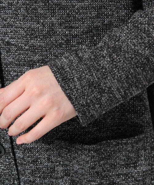 GLOBAL WORK（グローバルワーク）の「ＭＩＸロングジャケット２（ジャケット/アウター・レディース・グレー/ネイビー・Ｍ/Ｌ）」の11枚目の写真