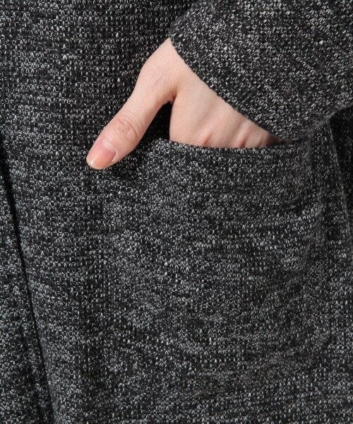 GLOBAL WORK（グローバルワーク）の「ＭＩＸロングジャケット２（ジャケット/アウター・レディース・グレー/ネイビー・Ｍ/Ｌ）」の10枚目の写真