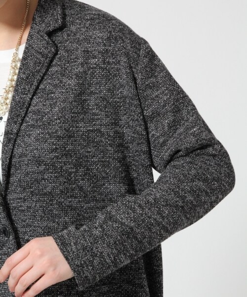 GLOBAL WORK（グローバルワーク）の「ＭＩＸロングジャケット２（ジャケット/アウター・レディース・グレー/ネイビー・Ｍ/Ｌ）」の9枚目の写真