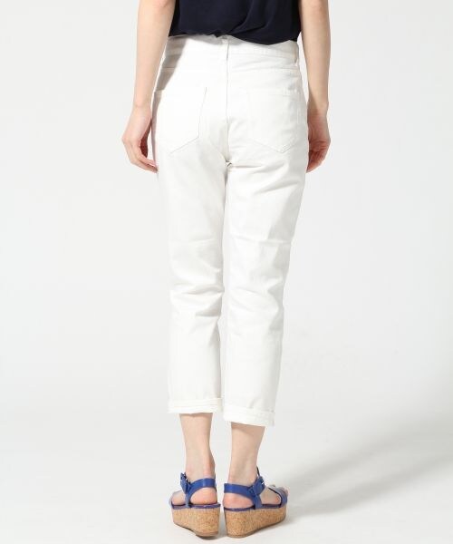 LEPSIM（レプシィム）の「デニムクロプドパンツ（パンツ・レディース・ダメージ01/オフ05/ブルー85・Ｍ/Ｌ）」の8枚目の写真