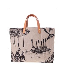 L'ATELIER FENETRE | sm man print tote (バッグ)