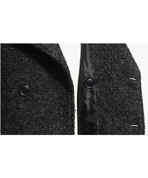 STORES.jp（ストアーズドットジェーピー）の「★ダブルチェスターコート★シンプル★【送料無料】（チェスターコート・メンズ・その他）」の9枚目の写真
