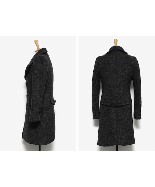 STORES.jp（ストアーズドットジェーピー）の「★ダブルチェスターコート★シンプル★【送料無料】（チェスターコート・メンズ・その他）」の7枚目の写真