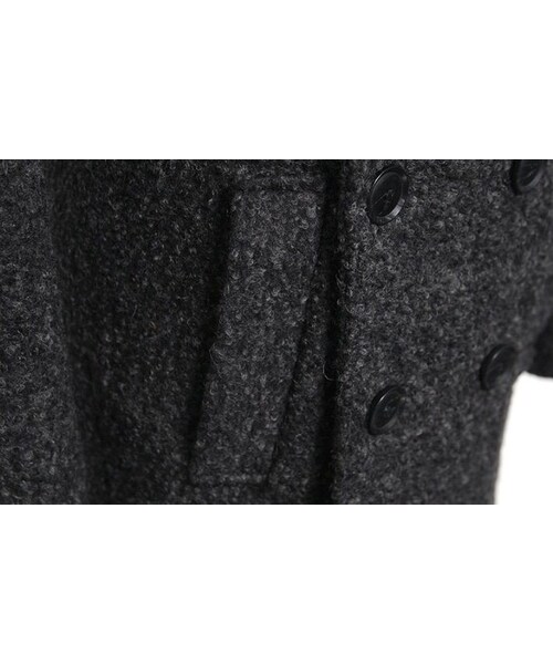 STORES.jp（ストアーズドットジェーピー）の「★ダブルチェスターコート★シンプル★【送料無料】（チェスターコート・メンズ・その他）」の10枚目の写真