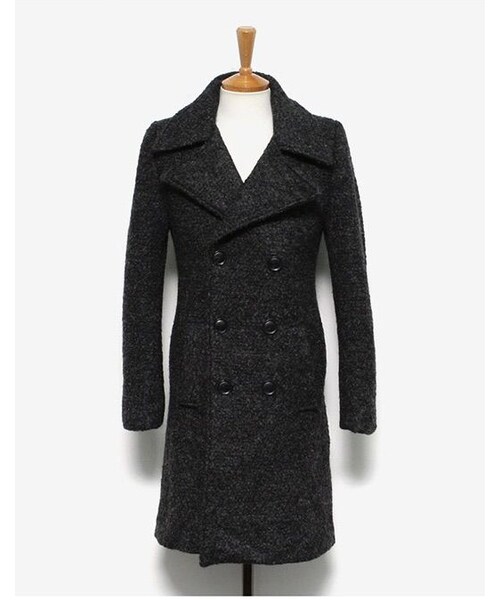 STORES.jp（ストアーズドットジェーピー）の「★ダブルチェスターコート★シンプル★【送料無料】（チェスターコート・メンズ・その他）」の6枚目の写真