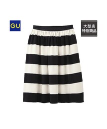 GU | （GU）ポンチボーダースカート(スカート)