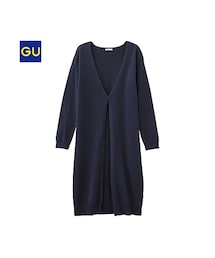 GU | （GU）ロングガウン（長袖）(トップス)