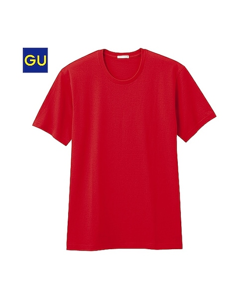 GU(ジーユー)の「(GU)クルーネックT(半袖)(MEN ⁄ カットソー・メンズ・NAVY/GRAY/DARK GRAY/GREEN/RED/WHITE/BLACK/BLUE・M/XL/S/L)」の8枚目の写真