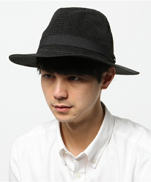 UNION STATION（ユニオンステーション）の「【成宮寛貴さん着用 smart(スマート)6月号 P41掲載商品】 ツバ広ストローハット（ハット・メンズ・ブラック/ベージュ・FREE）」の10枚目の写真