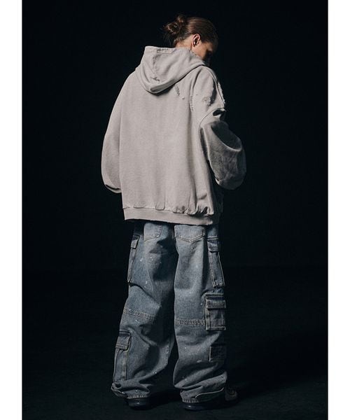 ALAND(エーランド)の「先行予約NOT4NERD/ダーティカーゴデニム(パンツ・ブラック(19)/ブルー(80)・M/L/XL)」の20枚目の写真