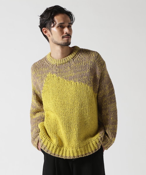 YOKE/ヨーク/Intarsia Crewneck Sweater ニット GARDEN（ガーデン）の「YOKE/ヨーク/Intarsia Crewneck Sweater