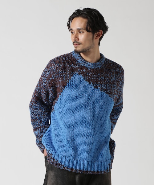 YOKE/ヨーク/Intarsia Crewneck Sweater ニット GARDEN（ガーデン）の「YOKE/ヨーク/Intarsia Crewneck Sweater