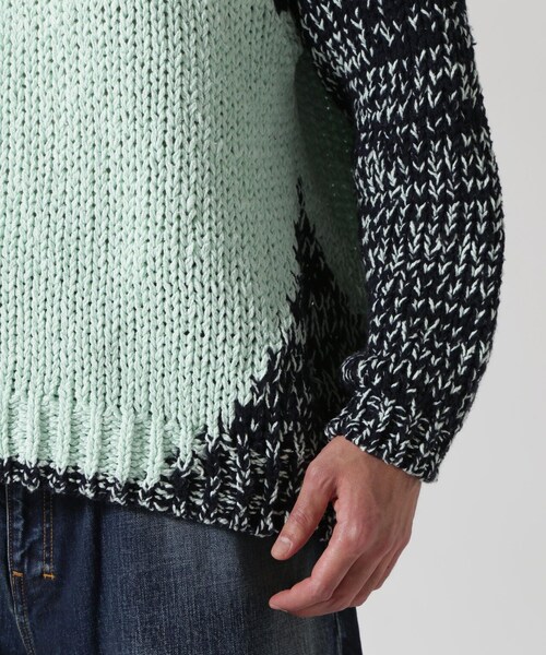 GARDEN（ガーデン）の「YOKE/ヨーク/Intarsia Crewneck Sweater