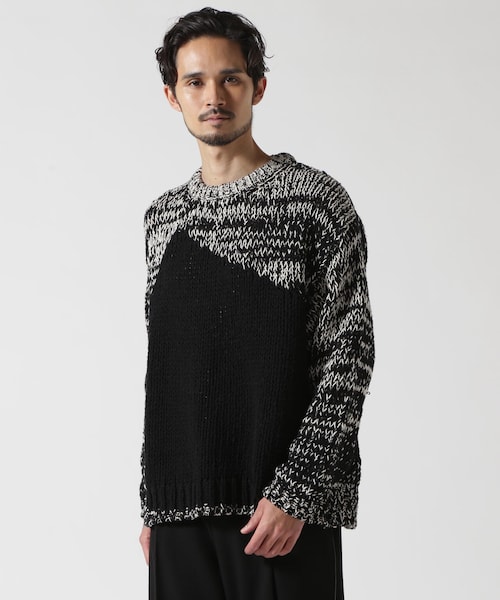 YOKE/ヨーク/Intarsia Crewneck Sweater ニット GARDEN（ガーデン）の「YOKE/ヨーク/Intarsia Crewneck Sweater