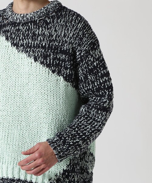 YOKE/ヨーク/Intarsia Crewneck Sweater ニット GARDEN（ガーデン）の「YOKE/ヨーク/Intarsia Crewneck Sweater