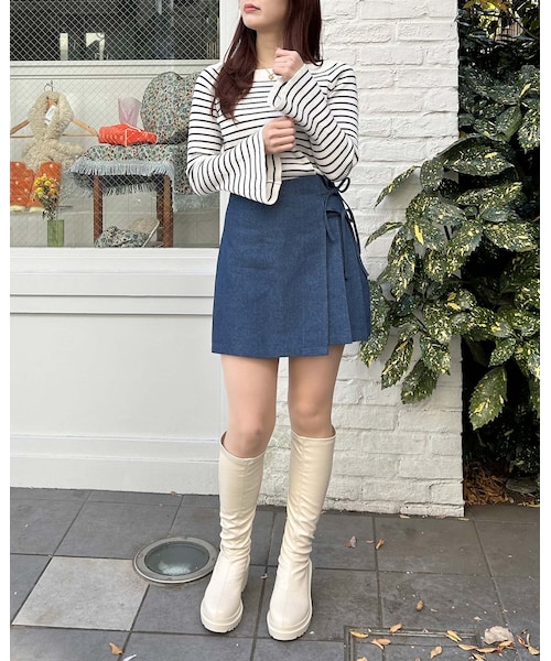 INGNI（イング）の「サイドリボンプリーツスカパン（）」 - WEAR