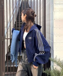 WHO'S WHO gallery Sロゴナイロントラックワイドパンツ セットアップ対応】SLOPPY Sロゴナイロントラックワイドパンツ
