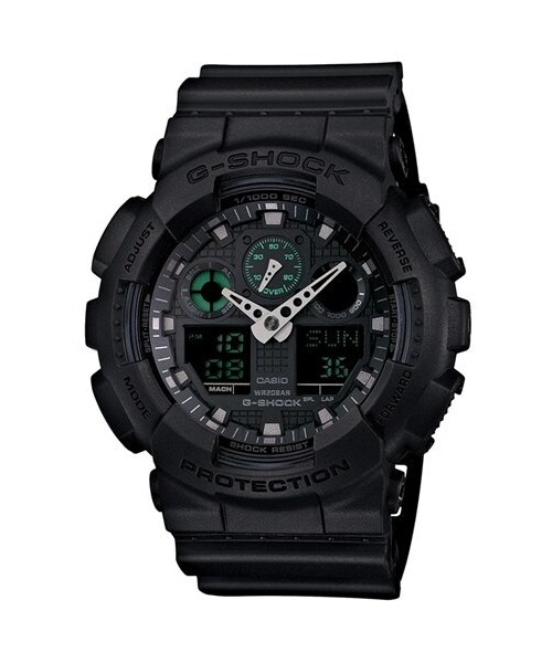 G-SHOCK（ジーショック）の「G-Shock Ana-Digi Resin Watch, 55mm x 52mm（アナログ腕時計・メンズ・Black）」の2枚目の写真