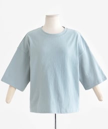 DHOLIC | ワイドハーフスリーブTシャツ(Tシャツ/カットソー)