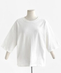 DHOLIC | ワイドハーフスリーブTシャツ(Tシャツ/カットソー)