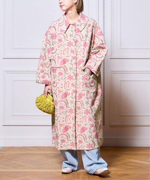 IENA LA BOUCLE メルトンステンコート URBAN RESEARCH DOORS ステンカラーコート コート ウール