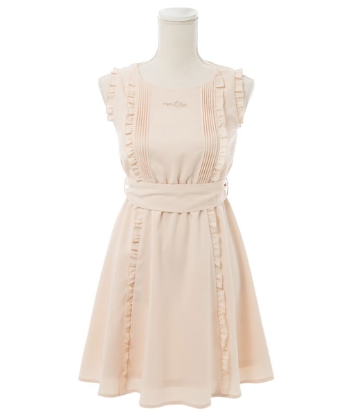 mon Lily（モンリリィ）の「お嬢様ワンピ（ワンピース/ドレス・レディース・ベージュ/ピンク/グレー・M/L）」の3枚目の写真