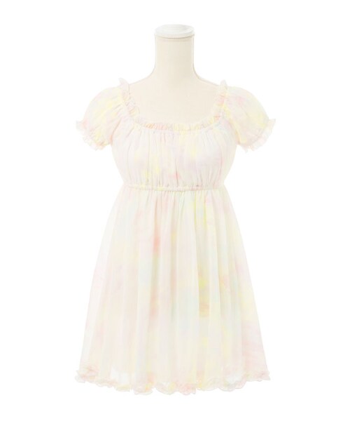 mon Lily（モンリリィ）の「ドリームワンピ（ワンピース/ドレス・レディース・タイダイ/ピンク/グレー/スモーキーピンク・M/L）」の4枚目の写真