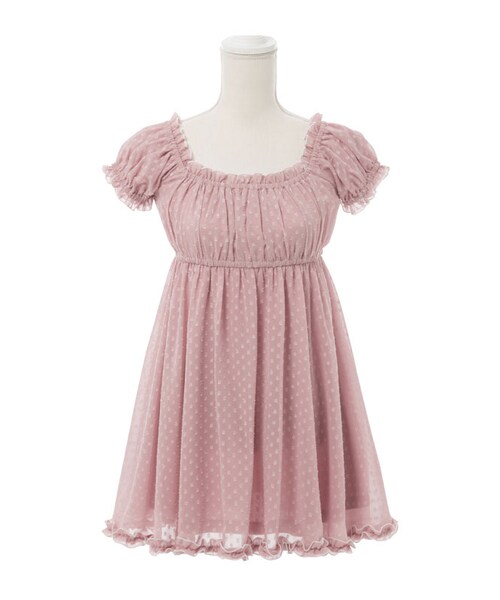 mon Lily（モンリリィ）の「ドリームワンピ（ワンピース/ドレス・レディース・タイダイ/ピンク/グレー/スモーキーピンク・M/L）」の3枚目の写真