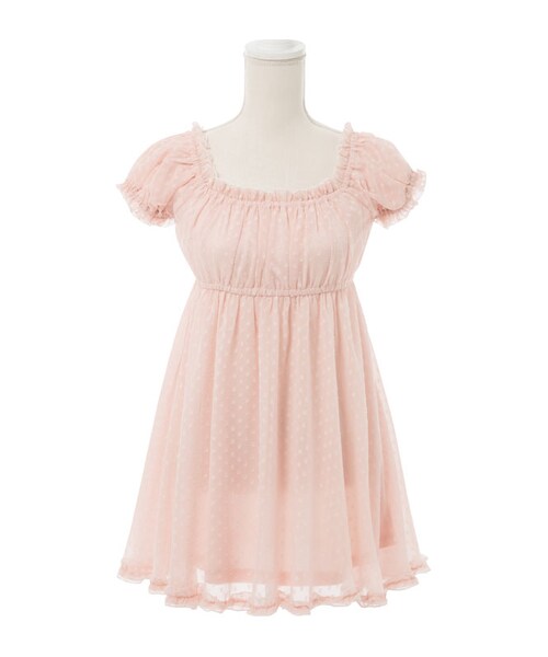 mon Lily（モンリリィ）の「ドリームワンピ（ワンピース/ドレス・レディース・タイダイ/ピンク/グレー/スモーキーピンク・M/L）」の2枚目の写真