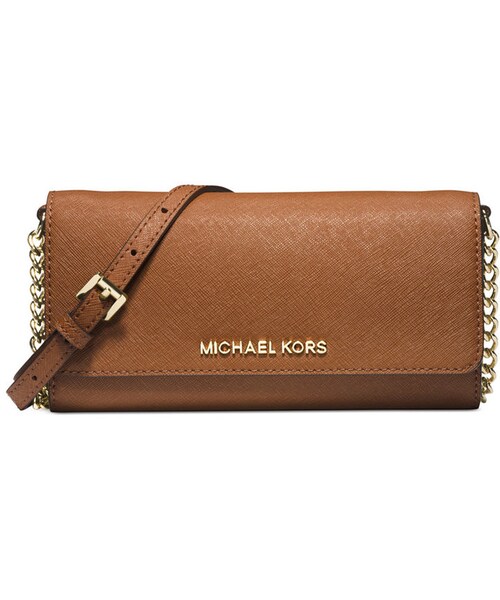 MICHAEL KORS（マイケルコース）の「MICHAEL Michael Kors Jet Set Travel Wallet on a Chain（財布・レディース・Fuchsia/Gold/Black/Gold/Luggage/Gold/Nickel/Silver）」の5枚目の写真