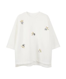 gracegift | 韓國寶石皇冠短袖上衣(トップス)