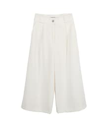 gracegift | 韓國簡約素色大寬褲(パンツ)