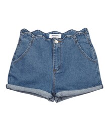 gracegift | 韓國可愛荷葉邊牛仔短褲(パンツ)