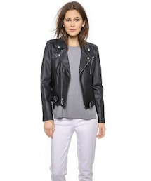 Theory セオリー ライダース グレー S 0138225E0150 theory（セオリー）の「Theory Speed Leather Sahral Jacket